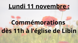 Commémoration du 11 novembre